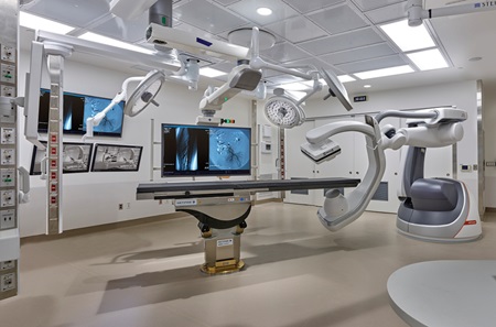 Heart surgery operating room